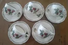 新品未使用品☆ノリタケ☆ロイヤルオーチャード☆カップ＆ソーサー☆5客セット