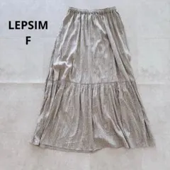 LEPSIM レプシィム　ロングフレアスカート　ドット　【F】　ウエストゴムのサムネイル