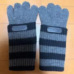 BURBERRY BLACKLABEL バーバリーブラックレーベル　ニット手袋