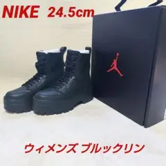 ナイキ エアジョーダン 1 ブルックリン 24.5cm ダークグリーン×ブラック