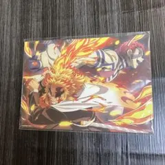 劇場版 鬼滅の刃無限列車編 限定商品　イラストカード　煉獄杏寿郎 猗窩座　屏風