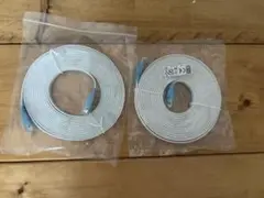 ホワイト LANケーブル 2本セット