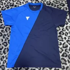 VICTAS 半袖 Tシャツ 青/紺