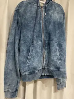 DIESEL ブルー ジップアップパーカー