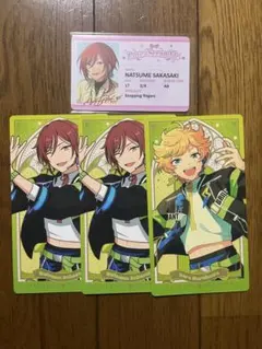 あんスタ 中国 恋恋学生証＆アルカナカード 逆先夏目 春川宙