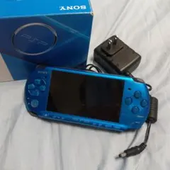 SONY PSP-3000 本体 ブルー ACアダプター付き