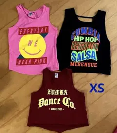 ズンバ ZUMBA タンクトップ 正規品　XS 3点