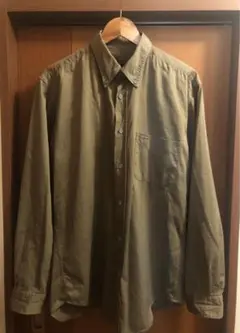 【美品・即日発送】CK Calvin Klein ボタンシャツ 無地 オリーブ