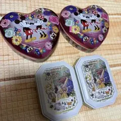 詰め放題　ディズニー　美女と野獣　ミッキーミニー缶