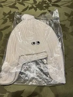 【新品・タグ付き】ユニクロ　アニヤ・ハインドマーチ　ヒートテックニットキャップ白