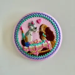 ディズニー刺繍缶バッジ
