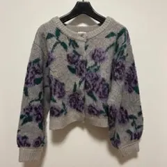 globe グローブ 花柄ニット