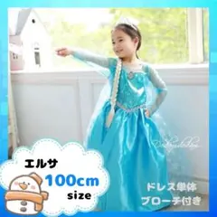 《在庫限り》プリンセス エルサ アナ雪 コスプレ ドレス 100 R068