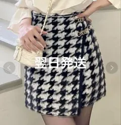 ROYAL PARTY ハウンドトゥースミニスカート