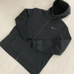 Nike ナイキ ジップアップパーカー ブラック 裏起毛 大きいサイズ XXL