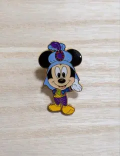 「ディズニー」 ミッキーマウス アラジン衣装 ピンバッジ