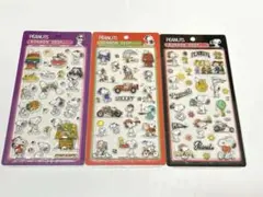 選べるおまけ付き⭐︎ スヌーピー 立体シール 3種set