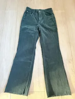コーディロイパンツ 深緑