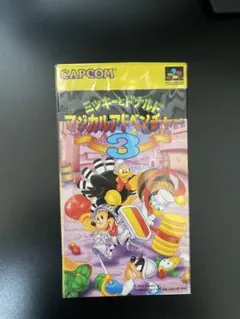 【希少】ミッキーとドナルド マジカルアドベンチャー3 箱 美品 SFC