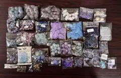 アクセサリーパーツまとめ売り ブルー・パープル中心