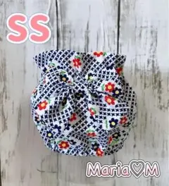 No.544 SSサイズ　リボン付スヌード　❤︎花柄❤︎ 犬用　値下げ　SALE