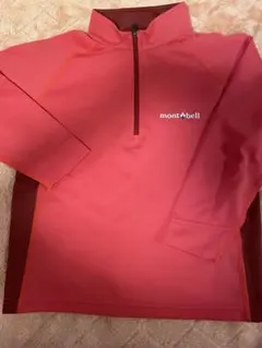 mont-bell ジップアップ長袖カットソー 120