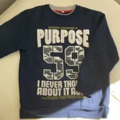 【キッズ】140 裏起毛 トレーナー