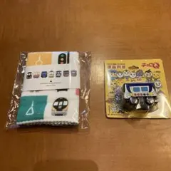 タカラ チョロQ 土佐くろしお鉄道 漫画列車 四国鉄道ハンドタオル　セット
