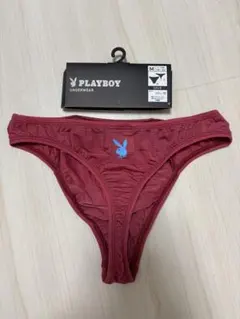 PLAYBOY メンズ Tバック レッド M