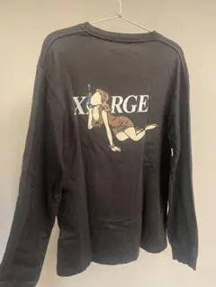 XLARGE グレー 長袖カットソー