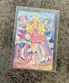 プリキュアキラキラカードグミ キミとアイドルプリキュア集合　ホロレアカード