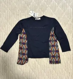 【新品未使用】長袖カットソー 110 ネイビー