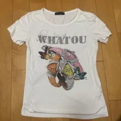 FASHION MESSAGE 半袖Tシャツ ホワイト