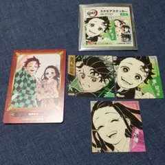 鬼滅の刃 スクエアステッカー アニメイト カード 竈門炭治郎 竈門禰豆子