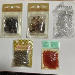 【匿名発送・整理特価‼️】　まとめ売り　アクリル　木　ビーズ　⚠️商品説明必読⚠️