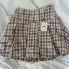 プリーツスカート チェック ミニスカート