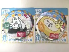 んぽちゃむ　エンタメくじ　缶バッジ　2枚セット