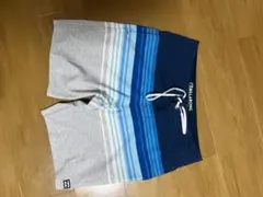 BILLABONG 水着 メンズ ストライプ 青 グレー28インチ