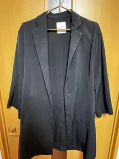 アダムエロペ ショートスリーブジャケット ブラック【美品】【予備
