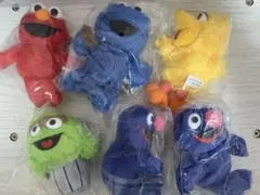 ガチャガチャ セサミストリート ぬいぐるみ セット