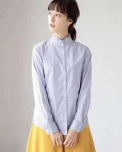 新品　earth music & ecology ストライプブラウス　Sサイズ