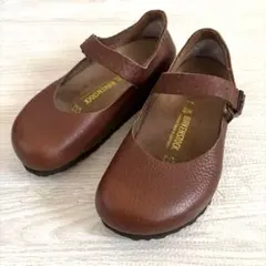 極美品◎廃盤 ビルケン マントバ MANTOVA 濃茶 22.5 センチ 幅狭