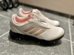 adidas ゴルフシューズ ホワイト/ピンクのサムネイル