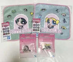 一番くじ　パワーパフガールズ　アクリルコレクション　タオル　バブルスバターカップ