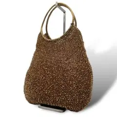 良品 ANTEPRIMA 2191 トートバッグ ワイヤーバッグ ゴールド