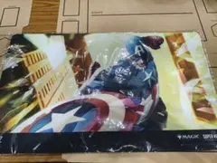 キャプテンアメリカ 大戦祭 激レア エラー プレイマット MTG マジック大戦祭 キャプテン・アメリカ プレイマット＆スリーブ