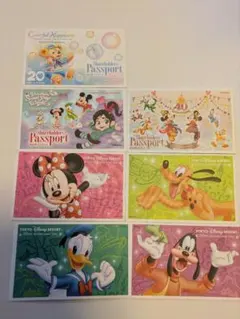 東京ディズニーリゾート 　株主優待　パスポート 使用済み　７枚