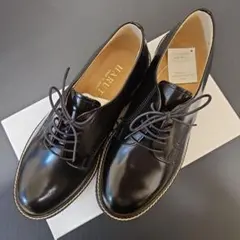 HARUTA ハルタ　レースアップシューズ　ブラック