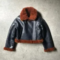 y2k 00s 完売品 MURUA ヴィンテージライクショートフェイクムートン