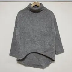 KBF タートルネックリブ切替プルオーバー　ケービーエフ